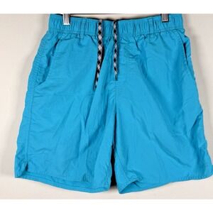 AFTCO Mens Shorts Small Teal Blue‎ Stretch Fishing Outdoor Swim Quick Dry